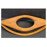 Vintage Mid Century Bentwood Teardrop Plant Hanger