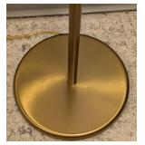 Holtkotter Leuchten Brass Swing-Arm Floor Lamp - Adjustable Height - Wall-Switch Operated