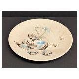 Vintage Bob White Red Wing Quail Tid Bit Tray