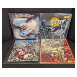 Mahogany Rush LPs - World Anthem, IV, Strange Universe, Children of the Night (Lot of 4)