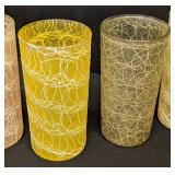 Vintage Mid Century Spaghetti-String Tumblers (Lot of 7)