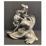 Vintage Resin Lady Sculpture - Small Chip