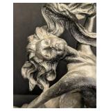 Vintage Resin Lady Sculpture - Small Chip