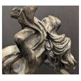 Vintage Resin Lady Sculpture - Small Chip
