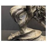 Vintage Resin Lady Sculpture - Small Chip