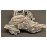 Vintage Resin Lady Sculpture - Small Chip
