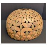 Vintage Mid Century Boho Chic Nature Seashell Lampshade