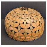Vintage Mid Century Boho Chic Nature Seashell Lampshade
