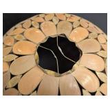 Vintage Mid Century Boho Chic Nature Seashell Lampshade