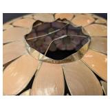 Vintage Mid Century Boho Chic Nature Seashell Lampshade