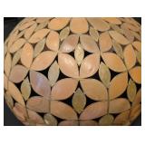 Vintage Mid Century Boho Chic Nature Seashell Lampshade