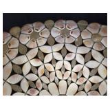 Vintage Mid Century Boho Chic Nature Seashell Lampshade