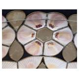 Vintage Mid Century Boho Chic Nature Seashell Lampshade