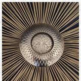 Vintage Curtis Jere Inspired Brutalist Brass Starburst Wall Hanging