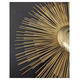 Vintage Curtis Jere Inspired Brutalist Brass Starburst Wall Hanging