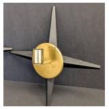 Pair of Vintage Metal Wall Candle Holders