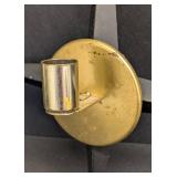 Pair of Vintage Metal Wall Candle Holders