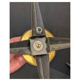 Pair of Vintage Metal Wall Candle Holders
