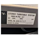Sony PS-X7 Direct Drive Stereo Turntable System - Powers On, Needs Repair