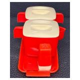 Vintage Sterilite Table Mates Butterfly Condiment Set with Salt & Pepper Shakers, Sugar & Creamer, Butter Dish