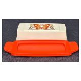 Vintage Sterilite Table Mates Butterfly Condiment Set with Salt & Pepper Shakers, Sugar & Creamer, Butter Dish