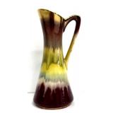 Vintage West Germany Tulip Drip-Glaze Ceramic Vase - 1960s-1970s