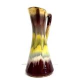 Vintage West Germany Tulip Drip-Glaze Ceramic Vase - 1960s-1970s