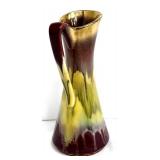 Vintage West Germany Tulip Drip-Glaze Ceramic Vase - 1960s-1970s