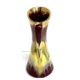 Vintage West Germany Tulip Drip-Glaze Ceramic Vase - 1960s-1970s