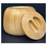 Dansk Wooden Canister Jar with Lid