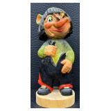 Henning Eagleson Troll - Hand-Carved Norwegian Folk Art Figurine
