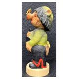 Henning Eagleson Troll - Hand-Carved Norwegian Folk Art Figurine