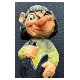 Henning Eagleson Troll - Hand-Carved Norwegian Folk Art Figurine
