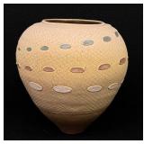 Handcrafted Terracotta Vase - Pink/Peach - Jame Fine