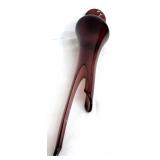 Mid Century Modern Amethyst Purple Art Glass Swung Vase