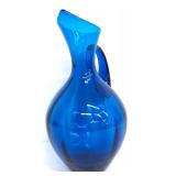 Winslow Anderson for Blenko 991 Peacock Blue Water Pitcher