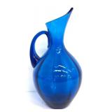 Winslow Anderson for Blenko 991 Peacock Blue Water Pitcher