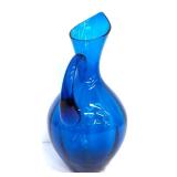 Winslow Anderson for Blenko 991 Peacock Blue Water Pitcher
