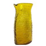 GF - Cadmium Glass Water Carafe - Vintage MCM Yellow