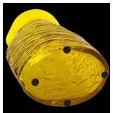 GF - Cadmium Glass Water Carafe - Vintage MCM Yellow