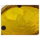 GF - Cadmium Glass Water Carafe - Vintage MCM Yellow