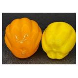 Glass Pepper & Tomato Set - Colorful Glass Veggies (Lot of 9)