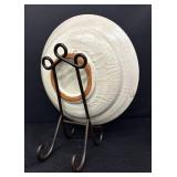 Vintage Warren McKenzie Pottery Bowl on Iron Stand