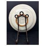 Vintage Warren McKenzie Pottery Bowl on Iron Stand