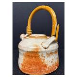 Warren McKenzie Teapot - Studio Pottery Rust Glaze