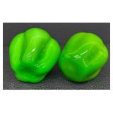 Glass Vegetables Display Set (Pepper & Tomato) (Lot of 7)