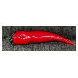 Glass Vegetables Display Set (Pepper & Tomato) (Lot of 7)