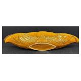 Vintage Maurice of California USA Leaf-Shaped Serving Bowl