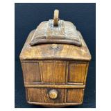 Treasure Craft Cookie Trolley - Vintage 1960s Ceramic Cookie Jar