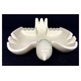 Vintage Red Wing USA Ceramic Bird Ashtray